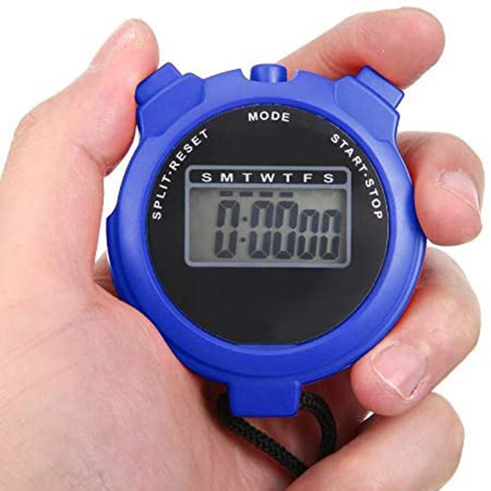 Digitale Sportstoppuhr Wasserdichte Digitale Timer Stoppuhr für Sport Läufer Schiedsrichter
