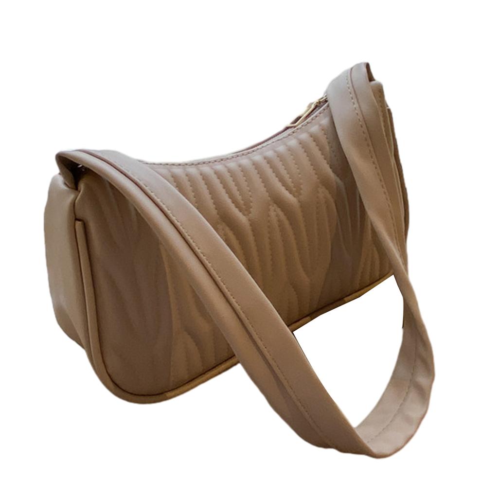 2023 Shoulder Bag PU Tote Bag Handbag for Girl Women Underarm Bag Fashion Solid Color Trendy Bag Versatile Armpit Bag