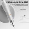 1/3/6 Pcs Rotating Crystal Gel Pens 0.5mm Fidget Rotat Gem Black Ink Fine Point Smooth Writing Pen Quick-dry for School Office