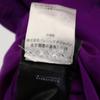 BALENCIAGA.SILK Short sleeve V neck one piece 38 purple French sleeve Women Used
