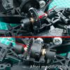 RCMAZO Metal Differential Spur Gear Set, 39T15T RC Spur Gear, Compatible with 110 Scale Tamiya TT02TT02B RC Car Upgrade Parts