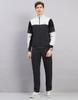 Men's Regular Fit Colour Block Stand Collar Full Sleeve Tracksuit