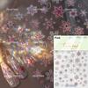 Silver White Snowflake Rhinestone Star Love Lace Winter Chic Snow Shiny Chic Delicate 5D Nail Art Stickers Manicure Decals