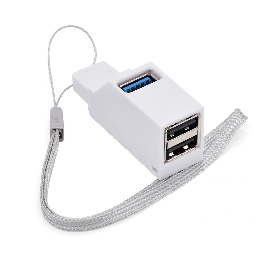 A34 Mini 3-Port USB 2.0 to 3.0 Plug-in Expansion Hub