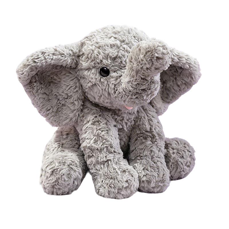 25cm Sitting Cartoon Animal Plush Toy Stuffed Lamb Pig Fox Sloth Cow Elephant Elk Soft Plushie Companion Gift
