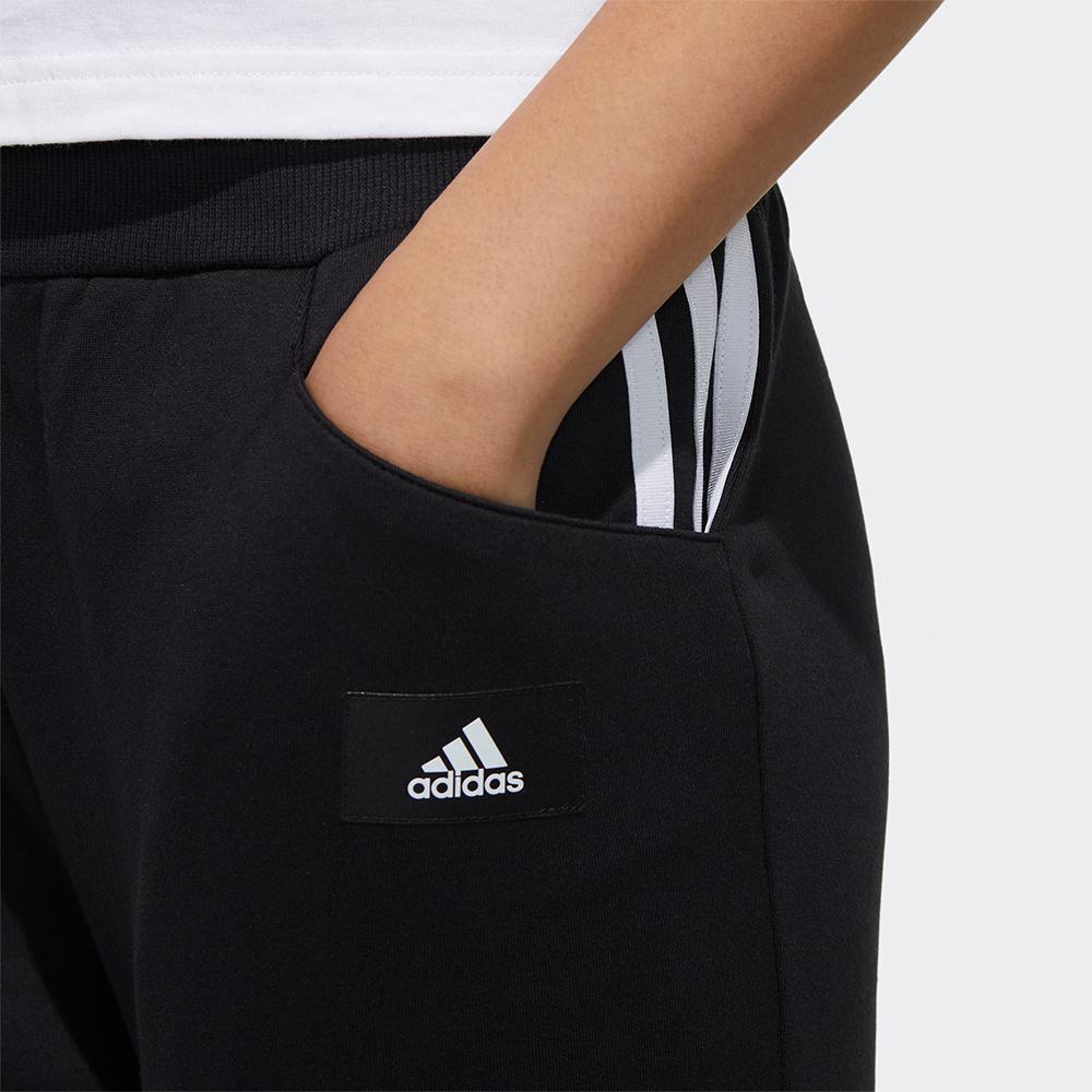 Adidas Striped Cuff Joggers Women Bottoms Black GP0697