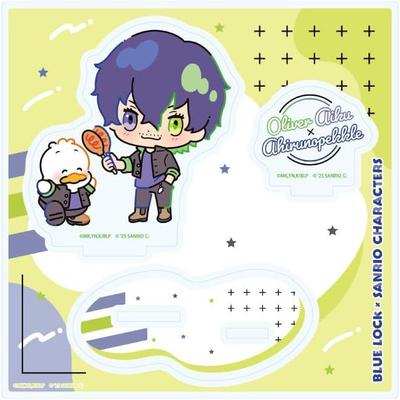 TV Anime "Blue Lock" X Sanrio Characters 10 Oriva Aiku X Pekkle Duck [Collaboration Illustration] Acrylic Stand Plate