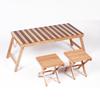 Suiyuan Portable Beechwood Folding Camping Stool