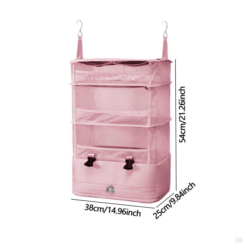 Hanging Travel Shelves Bag Clothes Storage Foldable Compression Casual Packing Cube Luggage