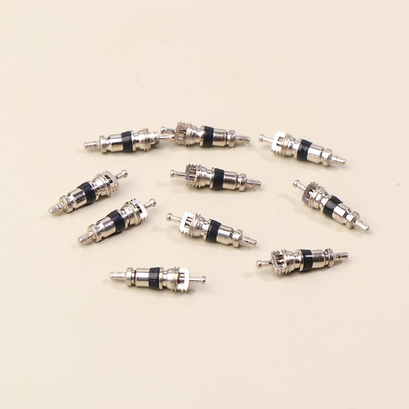 10Pcs Brass Valve Cores Replacement Ac Hvac/R Field Service Tool Refrigerant Valve Core Remover Removal Tool Havc