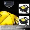 2/4Pcs Cob Keychain Work Light Keychain Flashlights 4 Light Modes,Keychain Light Emergency Light with Folding Bracket Bottle Opener for Camping