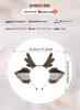 Christmas Deer Antlers Headband: Cute Plush Cosplay Animal Ears Accessory