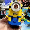 876pcs MINISO Minions Laboratory Assembly Building Block Model Kit Children'S Puzzle Toys Desktop Decoration Gift Collectible