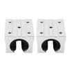 2PCS Open Sliding Ball Bearing Block SBR25UU Aluminum Alloy Wear Resistant Linear Movement Block