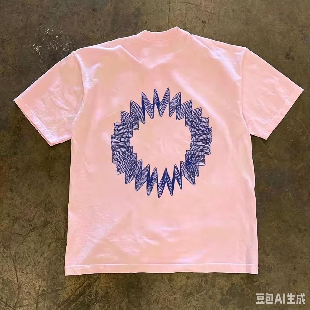 2026 Loose Fit TShirt Unisexs Short Sleeve Double Thread Pure Cotton American Retro Style Casual Wear