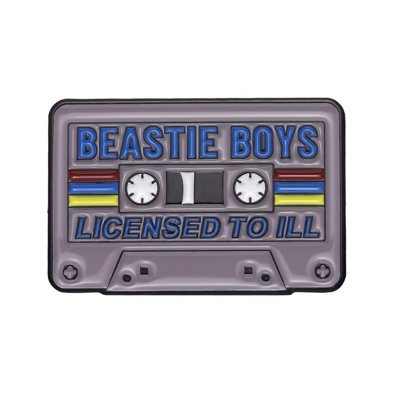 Creative New Style Radio Letter Tape Brooch Cartoon Music Theme Series Alloy Accessory Badge