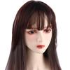3D Neat Invisible Hairpiece Headwear Topper Fringe Front Wigs Fake Hair Bangs Wig Air Bangs