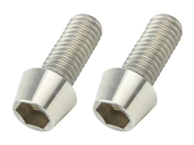 POSH 900615-T2 Motorcycle Supplies, Tapered Cap Bolts, Stainless Steel, 2 Pieces