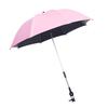 Baby Stroller Umbrella with Clamp UPF 50+ Sun UV Protection Adjustable Waterproof Windproof Universal Outdoor UV Blocking Pram Parasol