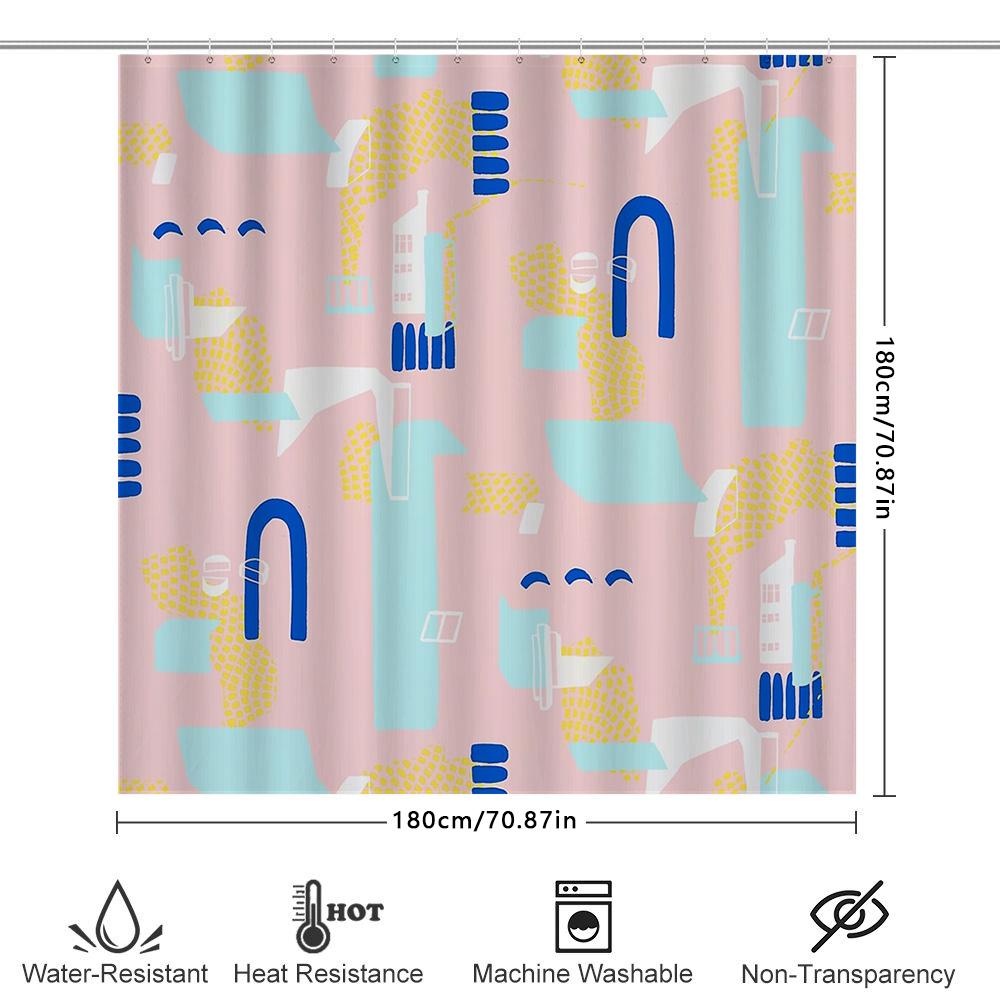 Shower Curtain Botanical Floral Nature Greenery Bathroom Decor Set Waterproof Vintage Farmhouse Style Home Decor