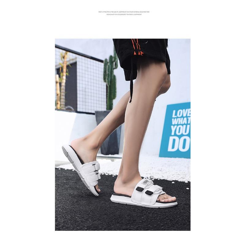 Hausschuhe für Herren, Sommerkleidung, koreanische Version für Paare, rutschfester Strandtrend, coole Hausschuhe im Hongkong-Stil