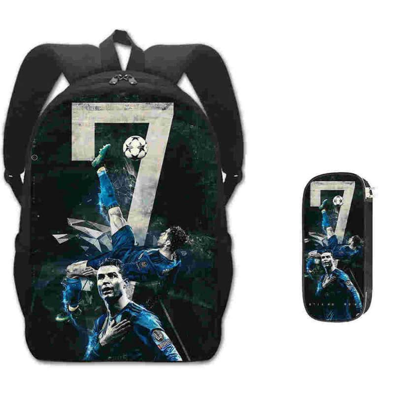 Backpack 17-Inch Student Schoolbag Set 3D Digital Printing Schoolbag To Make