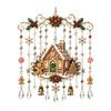 Entspannende Klang-Windspiele für Zuhause, Weihnachts-Glockenspiel, Acryl-Sonnenfänger für Außenbereich, Garten, Terrasse, Elegante Dekorationen, Festdekoration, Hängend im Hof