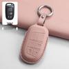 Leather Car Key Holder for Jeep Compass and Dodge Renegade