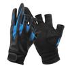 1 Pair Fishing Gloves 3 Cut Finger AntiSlip Sports Hand Equipment for Outdoor Angling