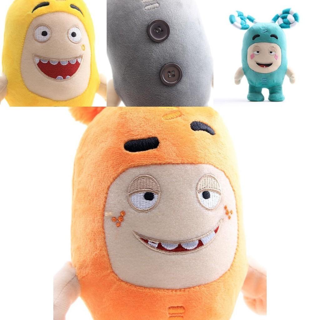 Adorable Oddbods 23cm Plush Soft Cuddly Toy Newt Bubbles Pogo Zee Jeff Fuse Slick Doll