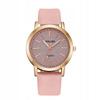 Women's Watch Eco-Leather Comfortable Classic Quartz Elegant Fashionable Pink