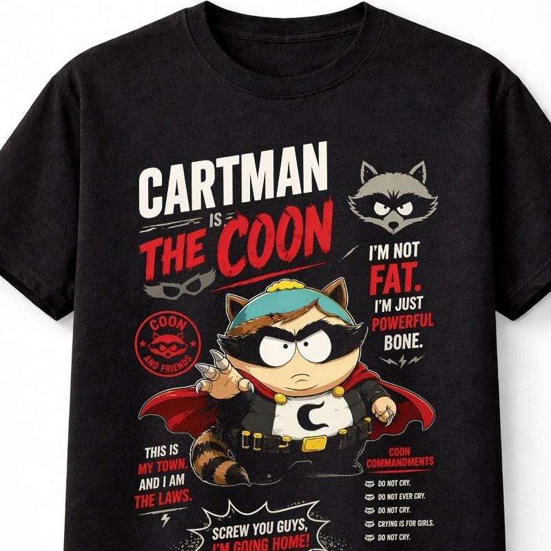 CartUnisex The Coon South Park Superhero TShirt Unisex TShirt S