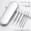 Stainless Steel Ultra-Sharp Blackhead & Acne Extractor Tweezers Set