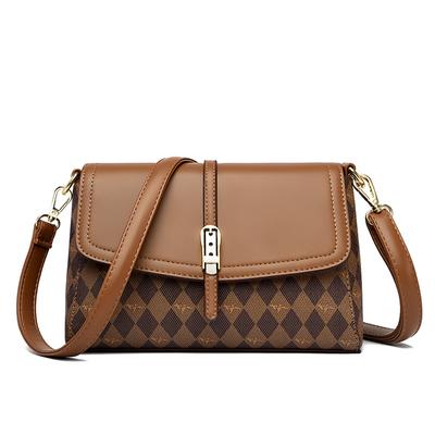 Damentasche Neue Umhängetasche Damen Kontrastfarbe Kleine quadratische Tasche für Damen mittleren Alters Damen Einzelne Umhängetasche Damen