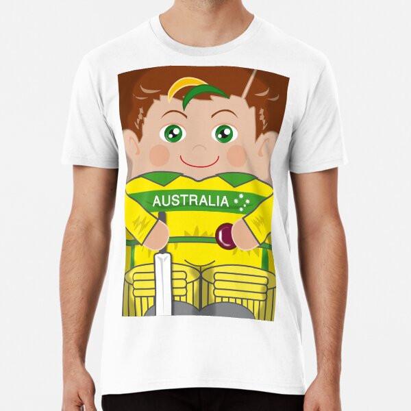 

Aussie Cricket Player! Premium T-Shirt S to 5XL Made in the AU/USA T-Shirt XL