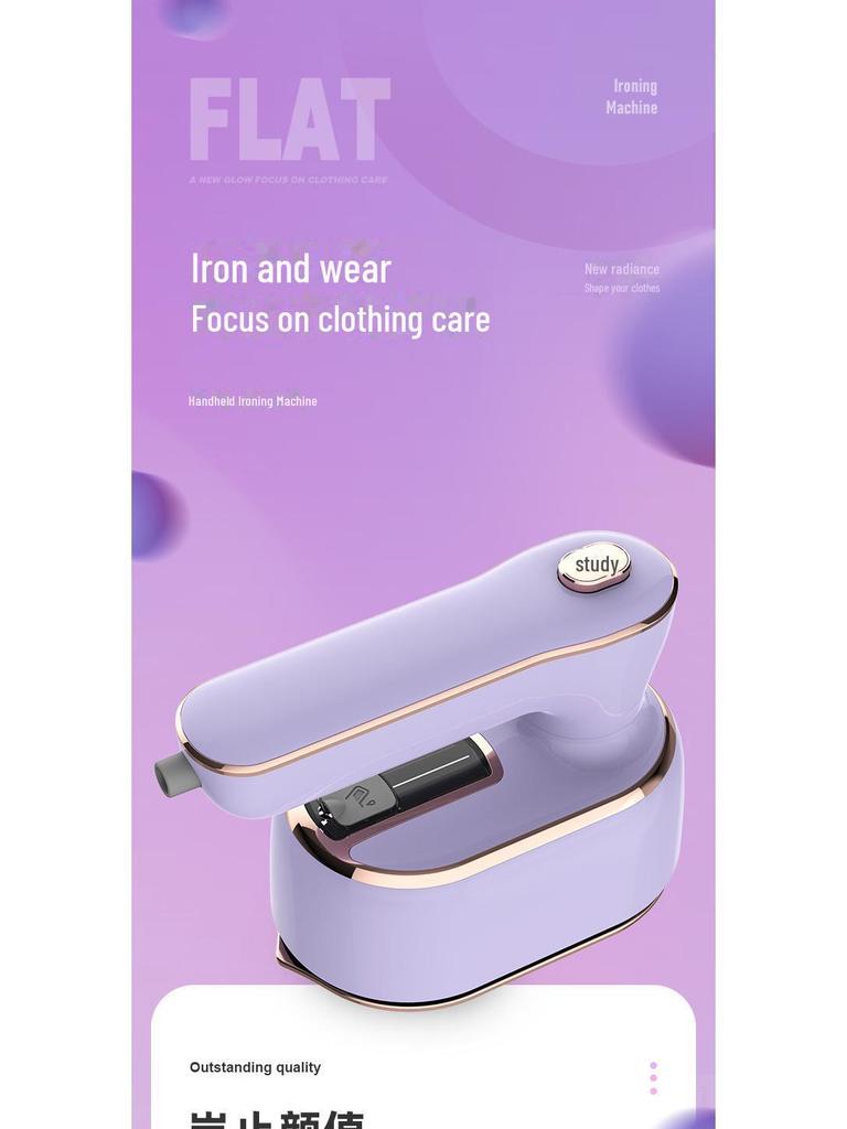 Compact Handheld Mini Steam Iron for Home Use