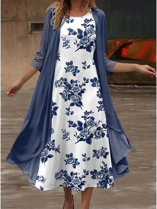 

Модний елегантний шифоновий костюм-двійка Весна-Осінь 2023 Extra Large