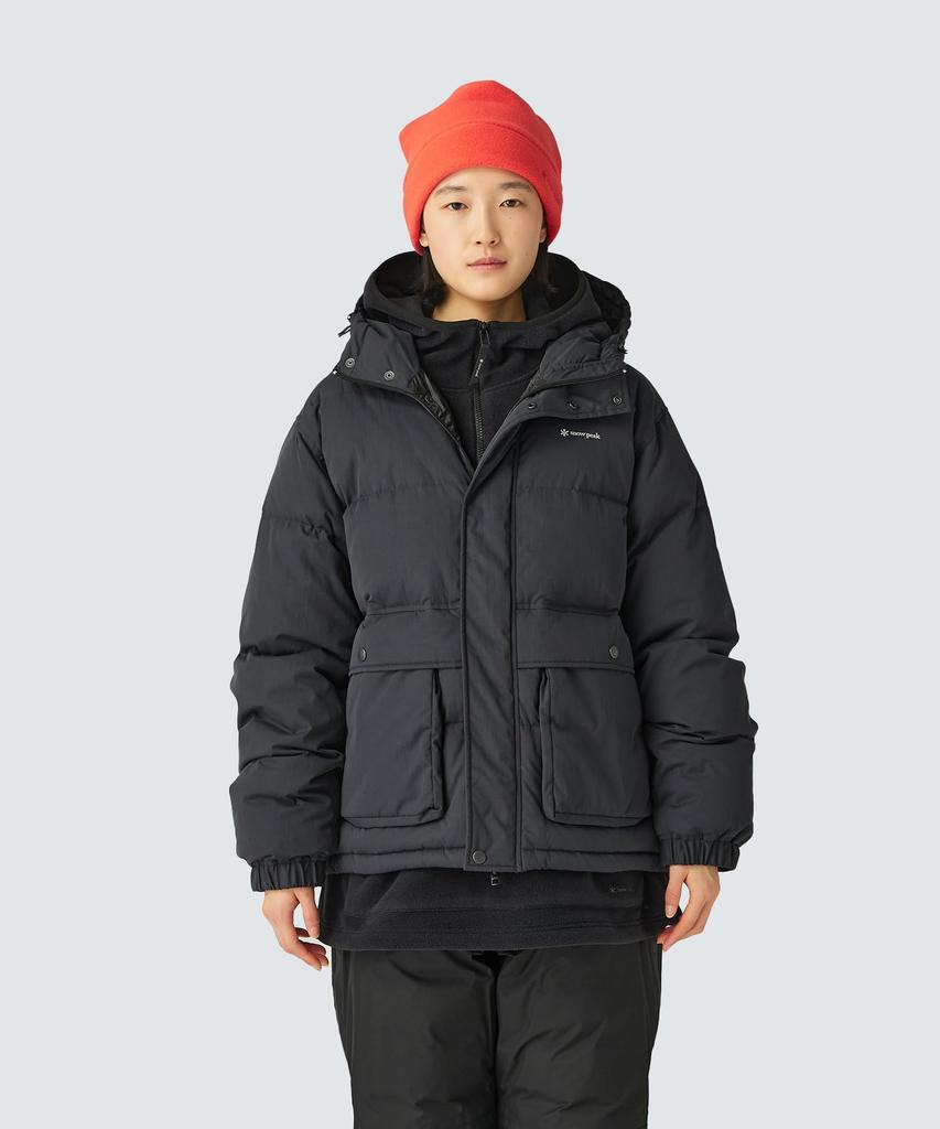 Snow Peak Everyday Down Jacket and Size M JK-25AU001, Outerwear, Down-Insulated, Men's Women's, Black,