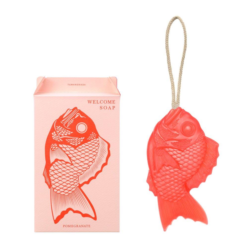 

Tamanohada Welcome Soap Tai Soap Pomegranate красный