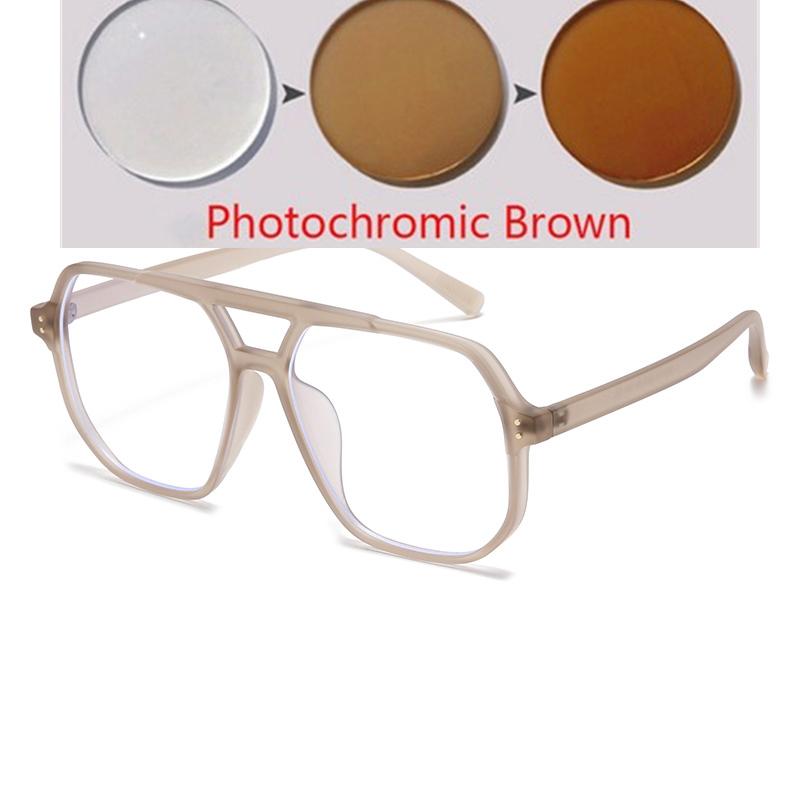 Feminine Polygon Anti Blue Rays Optical Myopia Eyeglasses  Student Nearsighted Glasses For Women Diopter 0 -0.5 -0.75 To -6