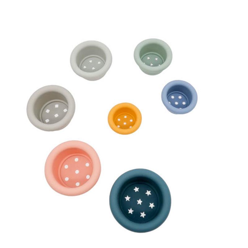 Interactive Silicone Stacking Toy for Children Ages 0-3