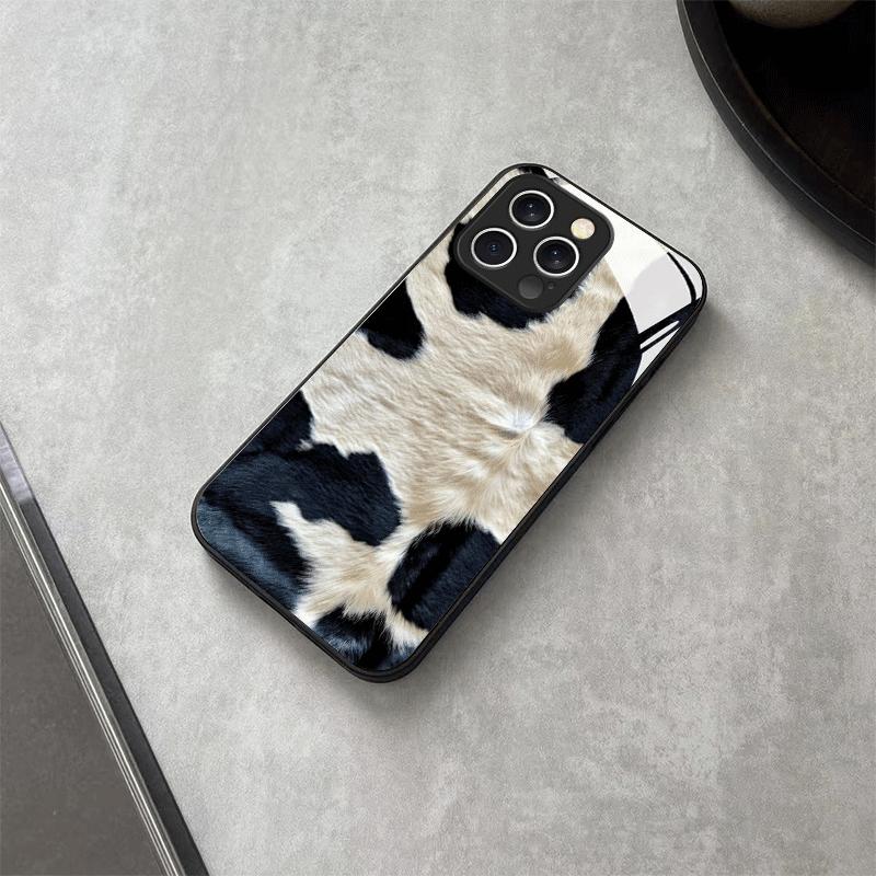 Creative cow texture pattern new phone case suitable for iPhone 17 16 15 14 13 12 11 Pro/Max/Plus anti drop and shockproof
