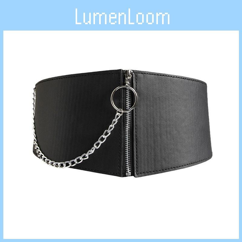 Minimalist Faux Leather Waist Belt With Round Circle Decor For Casual Fashion