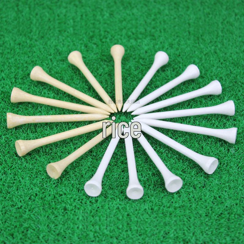 Umweltfreundliche Bambus-Golf-Tees - 2 Farben, 5 Größen