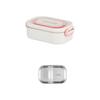Large Capacity Stainless Steel Lunch Box Insulated Divided Food Storage Container  for Home