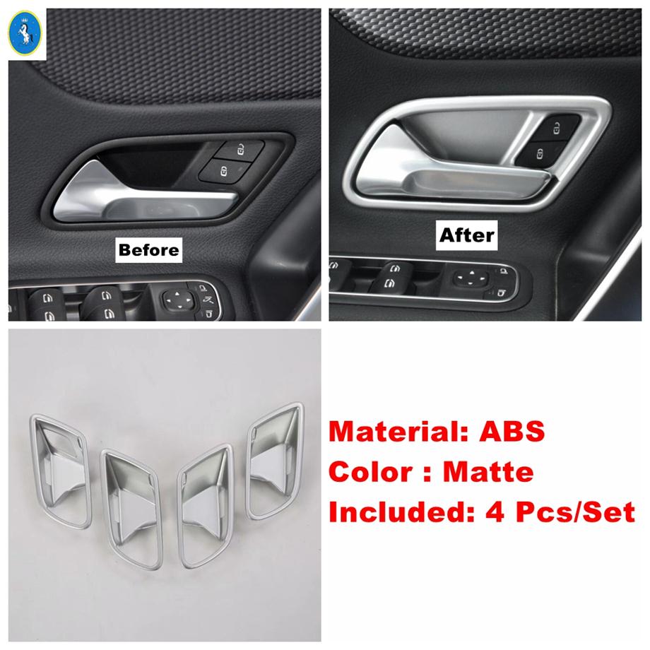 Matte Auto Glass Lift Button / Reading Light Decor Cover Trim Accessories For Mercedes-Benz A Class W177 A200 A220  - 2024