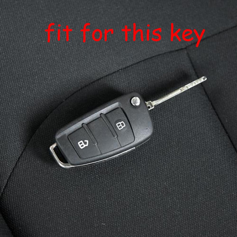 Silicone car key cover  case For JAC Refine M3 A13 A13RS V7 T6  2 button Folding Key
