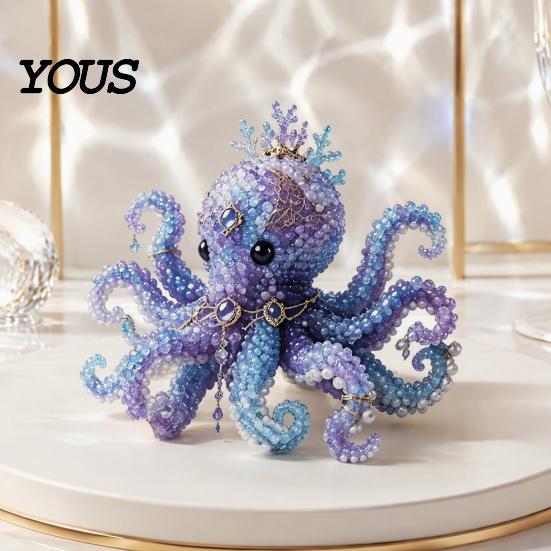 Artistieke kralensets voor vensterbank Mythische Oceaan DIY kralenset, Thematische sieradenmaakset, Creatieve knutselbenodigdheden Huis Zeedier Knutselbenodigdheden