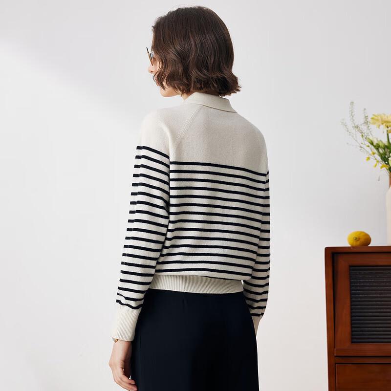 Kemon Boka Women's Striped Cashmere Sweater