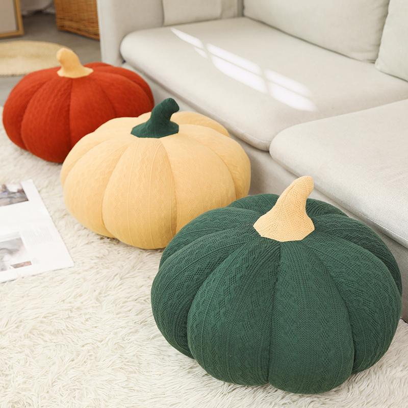 1 ks 20cm/40cm Huggable Kreativní dýňový polštář Kulatý polštář Plyšová hračka Panenka Dárek pro Halloween Dýně